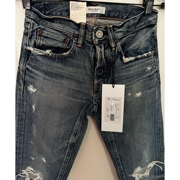 Moussy May Tapered Jeans Size 25 - Picture 3 of 9